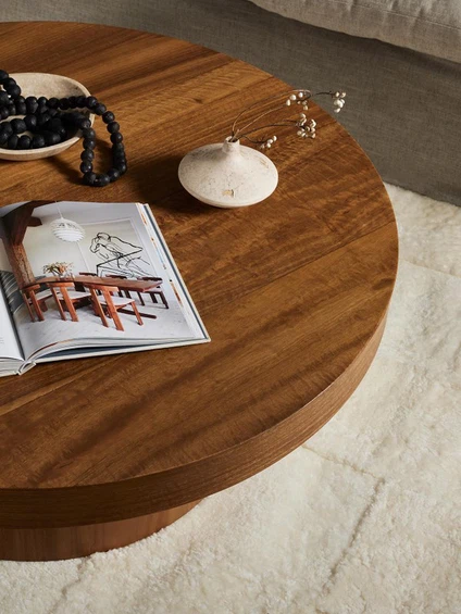 Round Faux Marble Top Coffee Table Round Faux Marble Top Coffee Table